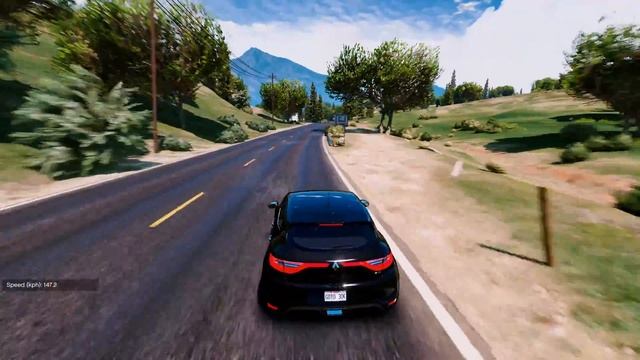 Renault Megane R.S 2018 Test Drive GTA V _REVIEW смотреть онлайн