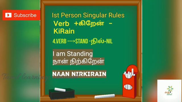 Learn Basic Tamil Grammar|Present Tense|Through English|Lesson 4 смотреть онлайн