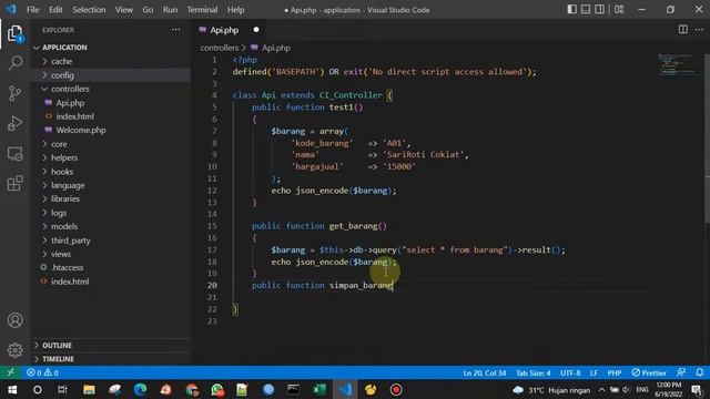 Macro-API Part 2 : Pembuatan form untuk menambah data melalui layanan API. смотреть онлайн