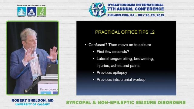 Syncopal & Non-Epileptic Seizure Disorders - Robert Sheldon, MD смотреть онлайн