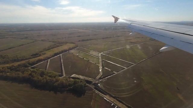 Airbus A319 посадка в аэропорту Хабаровска.