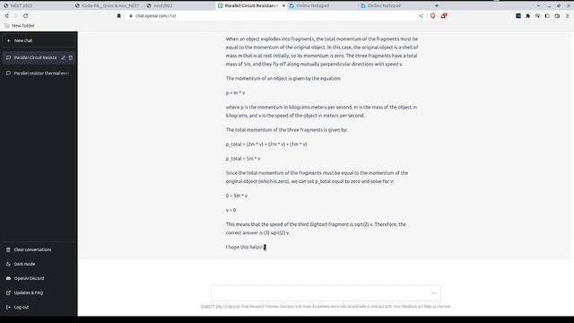ChatGPT solves NEET physics 2022 questions смотреть онлайн