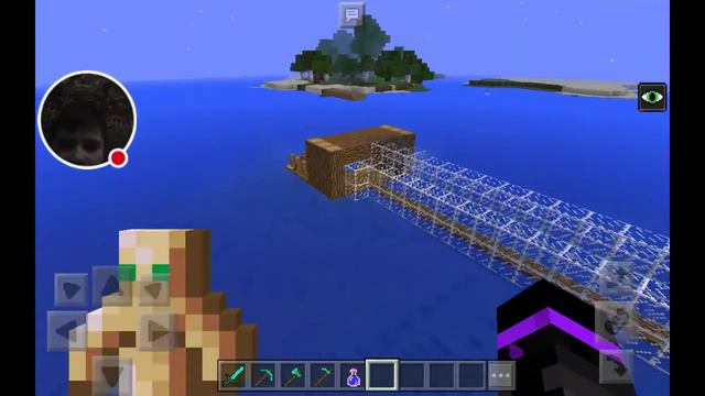 Стрим игры "Minecraft PE". Обзор моей карты! смотреть онлайн