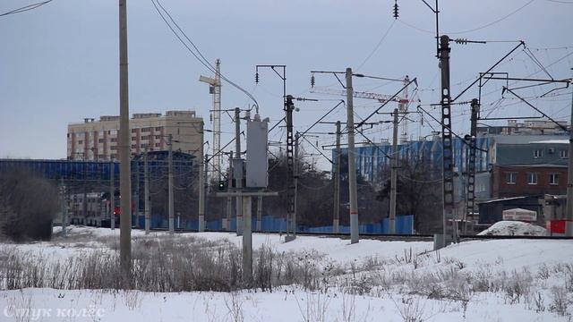 ЖЕЛЕЗНОДОРОЖНАЯ ПОДБОРКА / RAILWAY COMPILATION # 123 - РОЖДЕСТВЕНСКАЯ. Часть / Part 1 смотреть онлайн