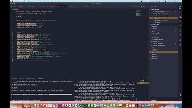 Go gqlgen generate bug смотреть онлайн