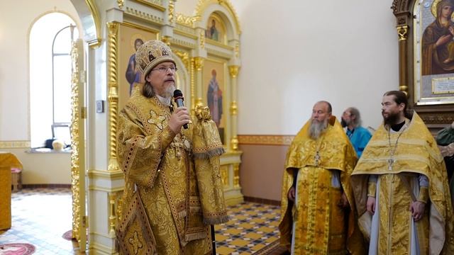 Освящение храма в честь иконы Божией Матери «Скоропослушница» в г.Рыбное (19.07.2020 г.) смотреть онлайн