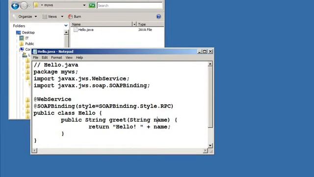 Web Service with Jax ws смотреть онлайн