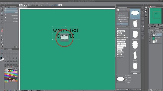 Clip Studio Paint: Word Balloons From The Materials Palette смотреть онлайн
