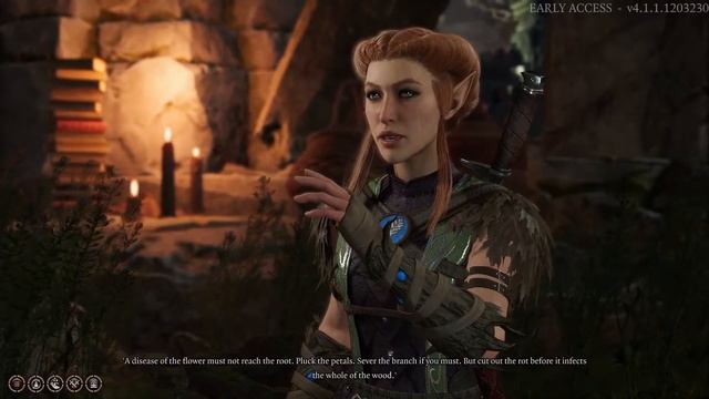 Baldur's Gate 3 (Patch 5) - Druid speaks with Kagha after saving Arabella (Druid dialogue) смотреть онлайн