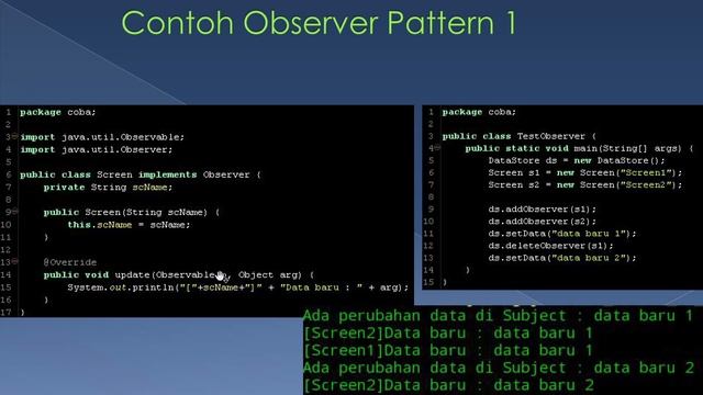 Observer Pattern смотреть онлайн