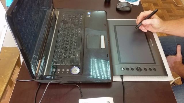 Графический планшет HUION H610 Pro, Распаковка, обзор и тест. - banggood.com смотреть онлайн