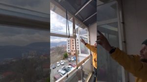 Мягкие окна «Парасон» на балконе