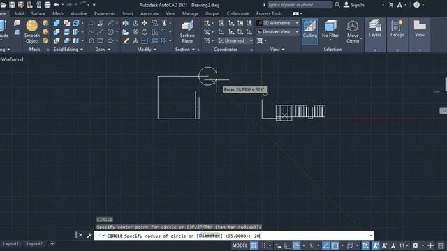 Orthographical drawing practice in autocad/ autocad/ 3d design смотреть онлайн