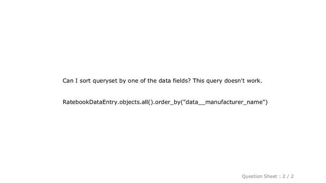 Django : Django 1.9 JSONField order_by смотреть онлайн