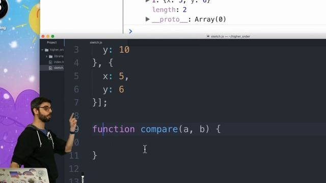 16.9: Array Functions: sort() - Topics of JavaScript/ES6 смотреть онлайн