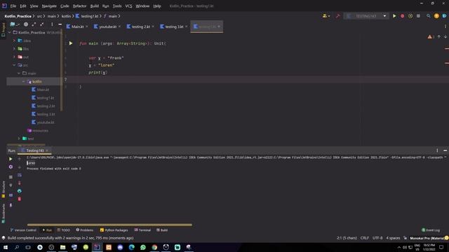 2.Val Vs Var in Kotlin смотреть онлайн