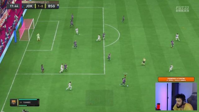 МАТЧ ЗА ПЕРВОЕ МЕСТО В ЛИГЕ | БАРСЕЛОНА - ПСЖ | В 21:00 НАШ МАТЧ | СТРИМ FIFA 23 смотреть онлайн