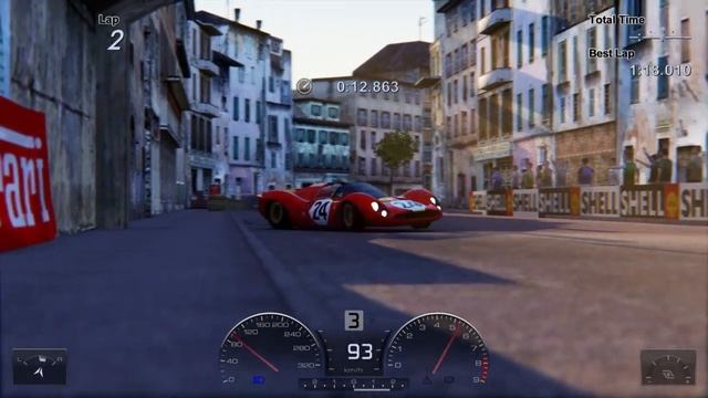 Ferrari 330-P4 on 2 wheels смотреть онлайн