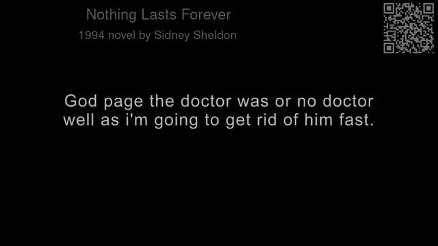 Nothing Lasts Forever  ?? CC ⚓ By Sidney Sheldon 1994