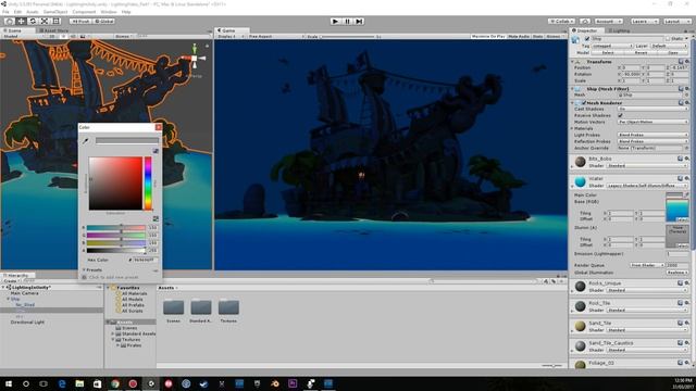 Unity 5 - Lighting and post processing tutorial смотреть онлайн