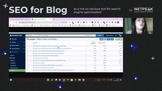 SEO for Blog as a tool for search engine optimization. Webinar by Netpeak смотреть онлайн