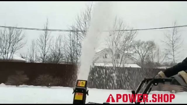 Самоходный бензиновый снегоуборщик A-iPower AS567. Видео от покупателя смотреть онлайн