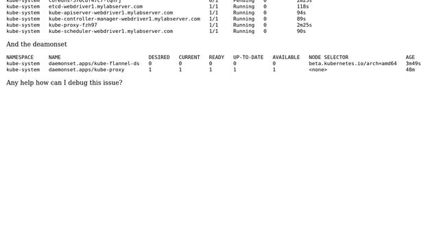 DevOps & SysAdmins: kubernetes flannel daemonset not starting (Clean Ubuntu 16 and 18) смотреть онлайн