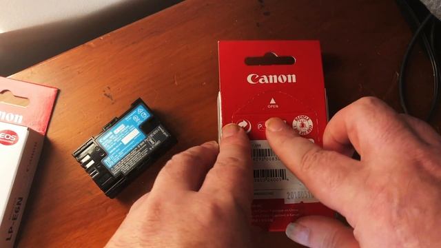 Canon LP E6N battery unboxing, Counterfeit? смотреть онлайн