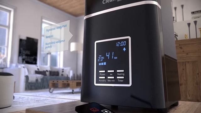 DRĖKINTUVAS SU JONIZATORIUMI CLEANAIR CA-604B смотреть онлайн