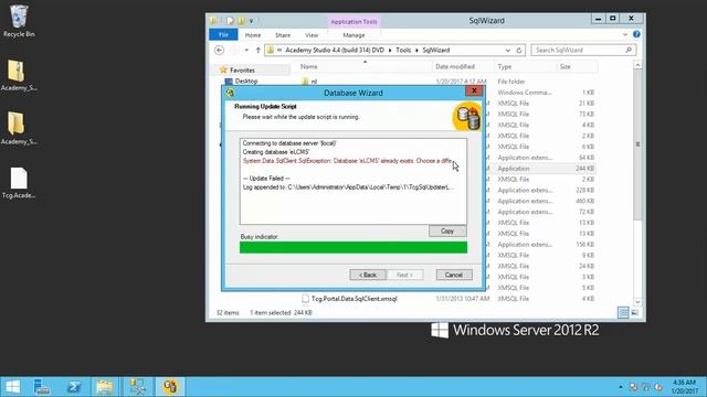 TCG Academy Studio How to get the error log from sqlwizard (SQL 2014) смотреть онлайн
