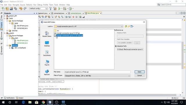 SQL-JAVA (connection insert view) смотреть онлайн