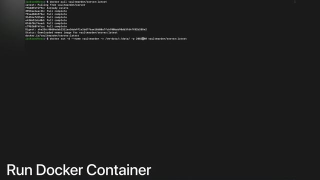 Run Vaultwarden In Docker (2022) смотреть онлайн