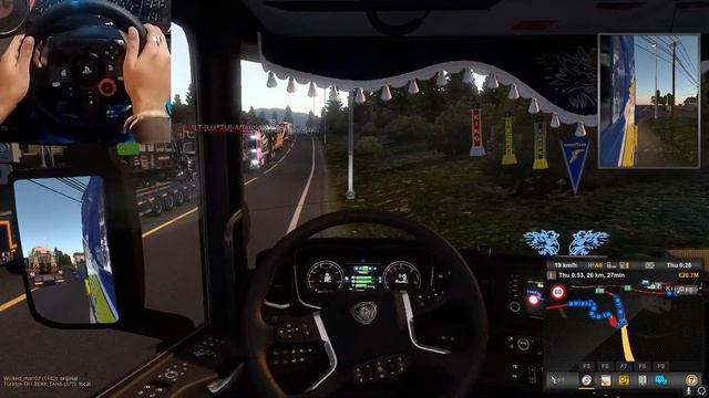 Euro Truck Simulator 2 1.46 -Wheel Cam - Longest Route #TruckersMP смотреть онлайн