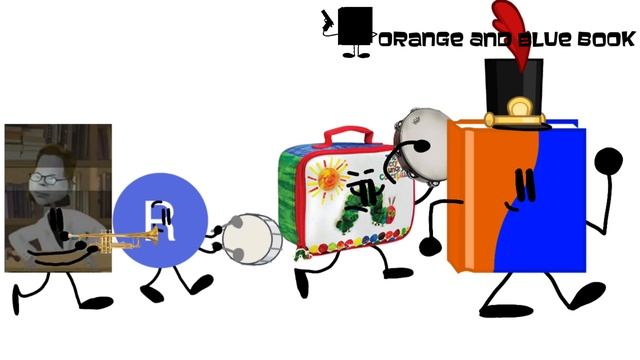 Orange And Blue Book leads a parade (ft. @ryan0lord716) (Veteran's Day Parade) смотреть онлайн