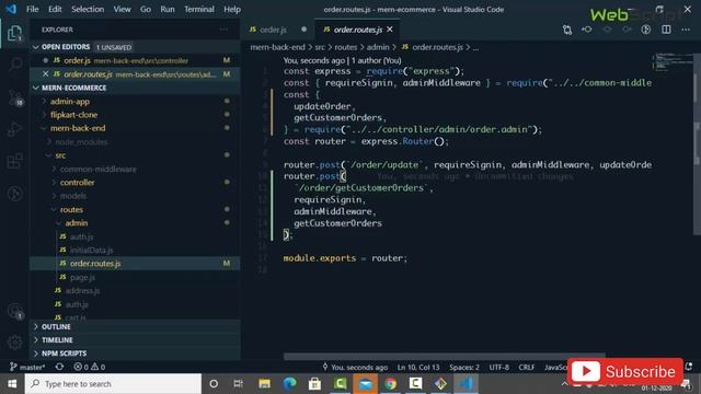 MERN Stack Project | Ecommerce Website | Admin Order Status update - 45 смотреть онлайн