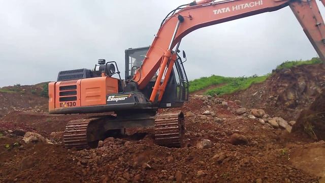 TATA HITACHI EX 130 SUPER PLUS EXCAVATOR | ES INFRASERVE PVT LTD | INDORE смотреть онлайн