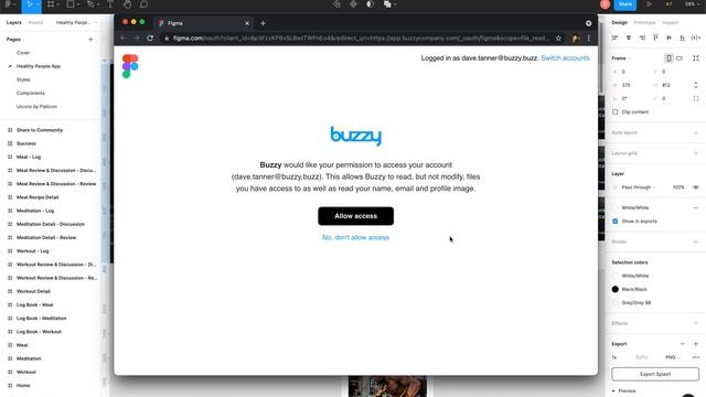 Buzzy Figma Plugin: Example health app walk-through смотреть онлайн