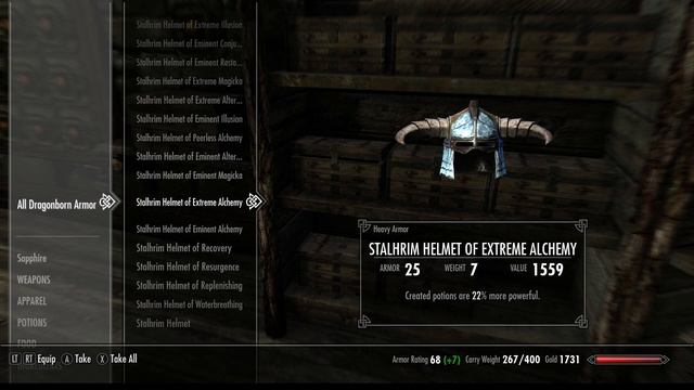 Stalhrim Helmet of Extreme Alchemy (Heavy Armor) смотреть онлайн