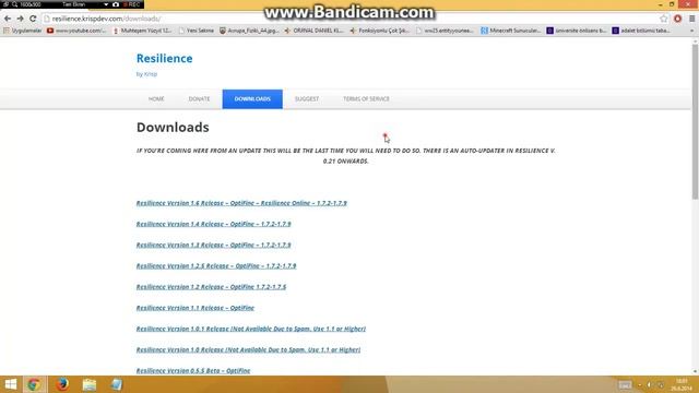 Minecraft 1.7.2 1.7.5 1.7.9 Resilience Installation