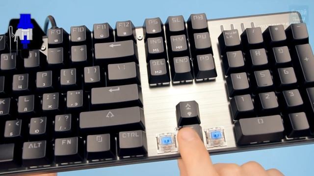 Motospeed Inflictor CK104 - бюджетная игровая механическая клавиатура из Китая смотреть онлайн