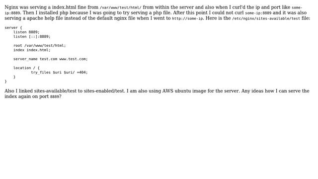 DevOps & SysAdmins: nginx stopped serving index publicly after installing php смотреть онлайн
