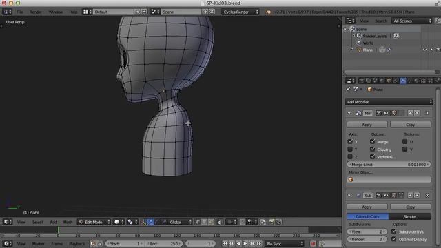 Blender Character Modeling 3 of 10 смотреть онлайн