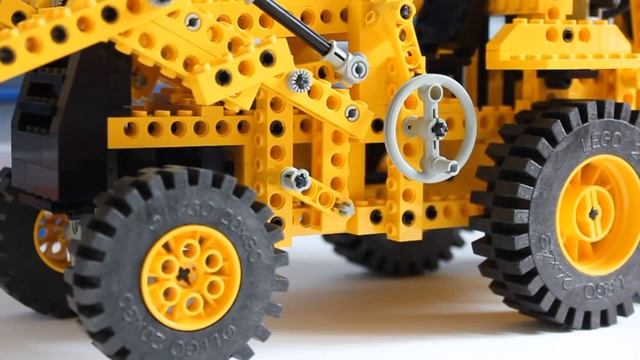 LEGO Technic Экскаватор погрузчик 8862– Легенды ЛЕГО Техник – Обзор №5 смотреть онлайн