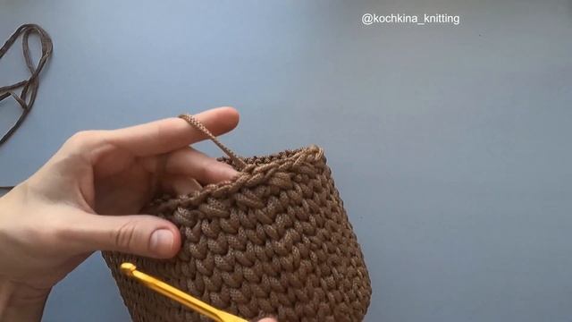 Стильная сумка-торба крючком. Мастер-Класс. смотреть онлайн