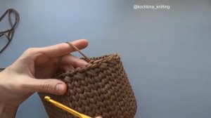 Стильная сумка-торба крючком. Мастер-Класс.