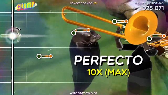 Trombone Champ Custom Chart - Happy H Christmas (Spinning Seal) смотреть онлайн
