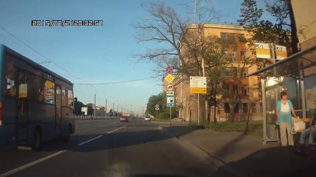Санкт-Петербург. Автобус №67. Канонерский остров - Балтийский вокзал. смотреть онлайн
