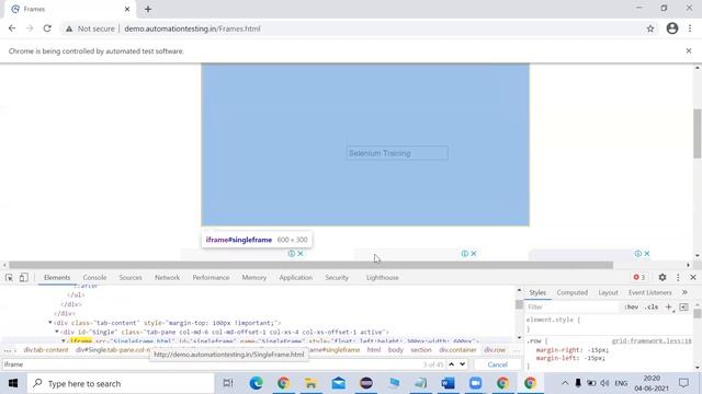 Handling IFRAMES by Index, ID, Name, WebElement in Selenium смотреть онлайн