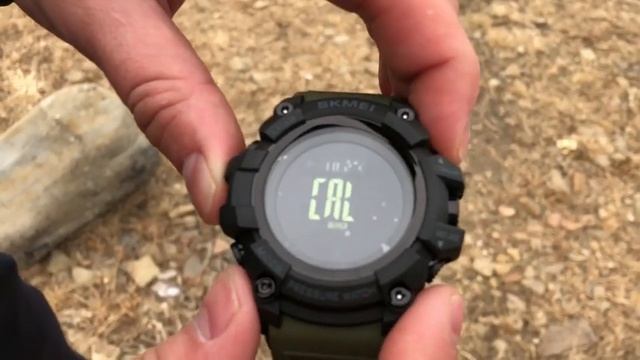 Спортивные часы SKMEI 1358 - шагомер, компас, высотомер и другие функции смотреть онлайн