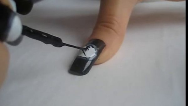 Halloween Nail Art. Witch nails